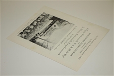 1953 French Post-Ryder Cup Exhibition Program - Golf de St. Cloud