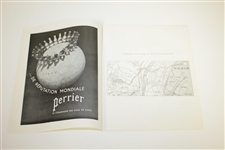 1953 French Post-Ryder Cup Exhibition Program - Golf de St. Cloud