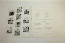 1953 French Post-Ryder Cup Exhibition Program - Golf de St. Cloud