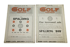 Thirteen 1914 Golf Illustrated Magazines - September, October, November, & December