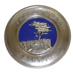 Pebble Beach Resorts Silver & Blue Golf Tee Marker