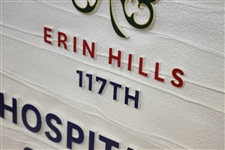 2017 US Open at Erin Hills Hospitality Services Wooden Double-Sided Sign