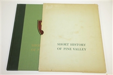 Short History of Pine Valley Golf Club Book with Slip Cover