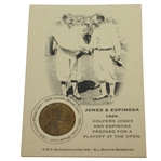 Jones & Espinosa 1929 Lincoln Wheat Penny AuthInk Card - Playoff