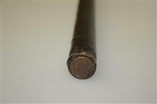 Otto Hackbarth 1915 Forked Hosel Hickory Putter PAT. 687589 with Brass Sole Insert