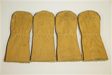 Set of Vintage Golf Club Covers - 1,2,3 & 4