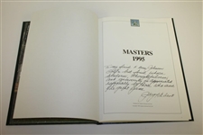 1995 Masters Tournament Annual Book Signed by Jay Hebert JSA ALOA