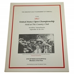 1913 US Open Championship Eyewitness Accounts by Members of the Press by Colby