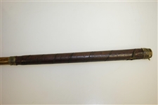 Shmilley Bent Bent Neck Wood Putter with Brass Face Plate