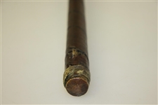 Shmilley Bent Bent Neck Wood Putter with Brass Face Plate