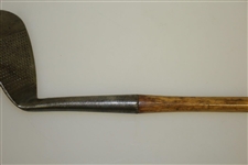 George Nicoll Hand-Forged in Leven Fife Scotland Dot Faced Mashie Niblick - 8 Recorder