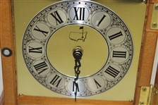 Vintage Augusta National Member Undated Burl Wood Clock