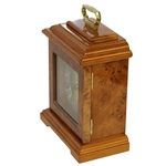 Vintage Augusta National Member Undated Burl Wood Clock