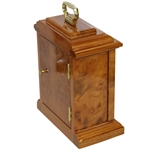 Vintage Augusta National Member Undated Burl Wood Clock