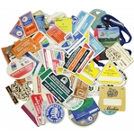 50+ Assorted Tournament Credentials - Men's, Women's, Sr Mens Open, & Solheim Cup
