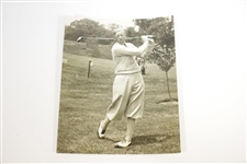 Willie Klein Cut Signature with Original Wire Photo - 9x PGA Wins JSA ALOA