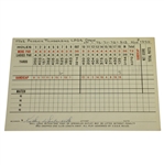 Kathy Whitworth Signed Scorecard from 1962 LPGA Win at Phoenix Thunderbird Open JSA ALOA