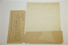 Bobby Jones Original Wire Photo from 1930 British Amateur Win