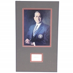Hall of Famer Joseph Dey Signed Cut with Photo - Matted JSA ALOA