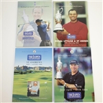 Thirteen British Open Programs - 1981-1983, 1985, 1986, 1990-1992, & 1998-2002