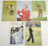 Thirteen British Open Programs - 1981-1983, 1985, 1986, 1990-1992, & 1998-2002