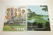 Twelve PGA Championship Programs - 1977-1983, 1992-1994, 1996, 2001 & 2002