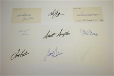 Boros, Runyan, Nagle, Littler, & Twelve others Signed 3x5 Cards JSA ALOA