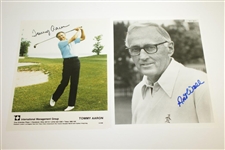 Byron Nelson & Ten other Masters Champs Signed 8x10 Photos JSA ALOA