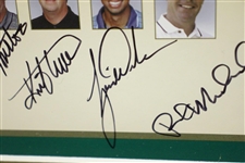 Jim Furyk's Complete 2000 The President's Cup Signed Full Field & Captains Poster JSA ALOA