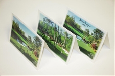 Doug Ford, Billy Casper, & Gay Brewer Signed Augusta National Greeting Cards JSA ALOA