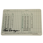 Gene Sarazen Signed Augusta National Golf Club Scorecard JSA ALOA