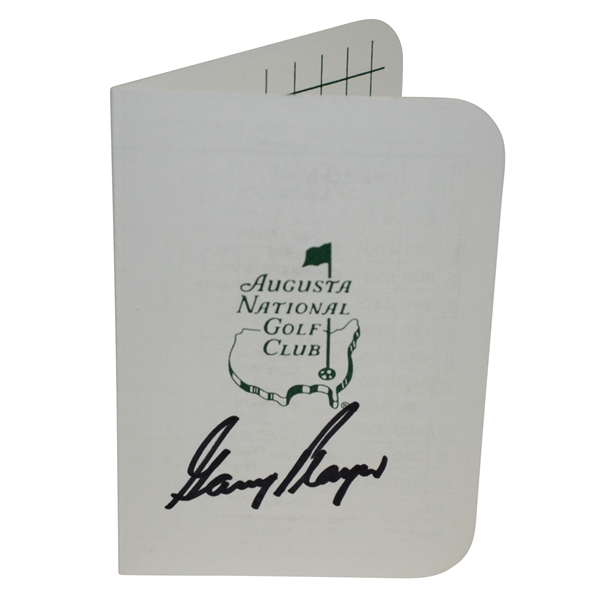 Gary Player Signed Augusta National Golf Club Scorecard JSA ALOA