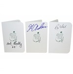 Bob Goalby, George Archer, & Ray Floyd Signed Augusta National Golf Club Scorecards JSA ALOA
