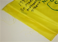 Arnold Palmer Signed Augusta National Couse Flown Flag JSA ALOA