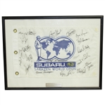 Multi-Signed Sarazen World Open Flag Inc. Sarazen, Stewart, & others JSA ALOA