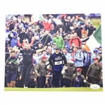Shane Lowry Signed OPEN Hat Off Celebration Photo JSA #EE39068
