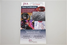 Shane Lowry Signed OPEN Hat Off Celebration Photo JSA #EE39068
