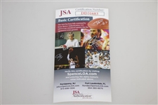 Francesco Molinari Signed 2018 OPEN Championship at Carnoustie Flag JSA #DD31683
