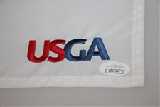 Gary Woodland Signed US Open at Pebble Beach Embroidered Flag #DD51544