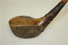 Vintage Auchterlonie Mashie Golf Club - New Grip - No Shaft Stamp