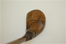 Vintage Auchterlonie Mashie Golf Club - New Grip - No Shaft Stamp