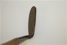 Vintage Angled Brick Face Niblick - No Shaft Stamp