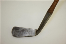 Nicholls Special Smooth Faced Iron with Hand Carved Shaft Stamp