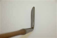 Nicholls Special Smooth Faced Iron with Hand Carved Shaft Stamp