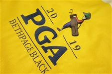 Yellow 2019 PGA Championship at Bethpage Black Caddy Bib