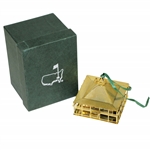 Golden Augusta National Golf Club Clubhouse Ornament w/ Box