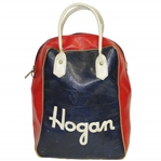Vintage Hogan Co. Blue & Red Shag Bag