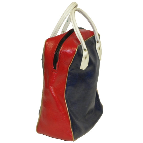 Vintage Hogan Co. Blue & Red Shag Bag