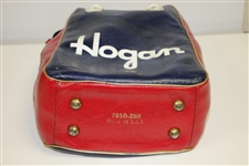 Vintage Hogan Co. Blue & Red Shag Bag
