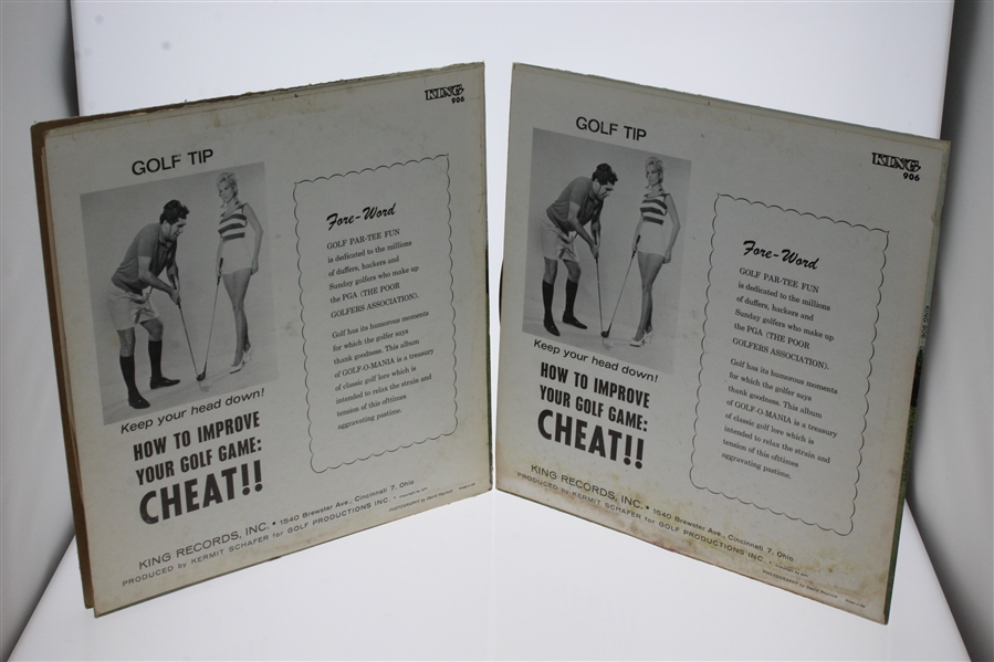 Two Classic 'Golf Par-Tee Fun' Locker Room Talk Records Presented by Kermit Schafer